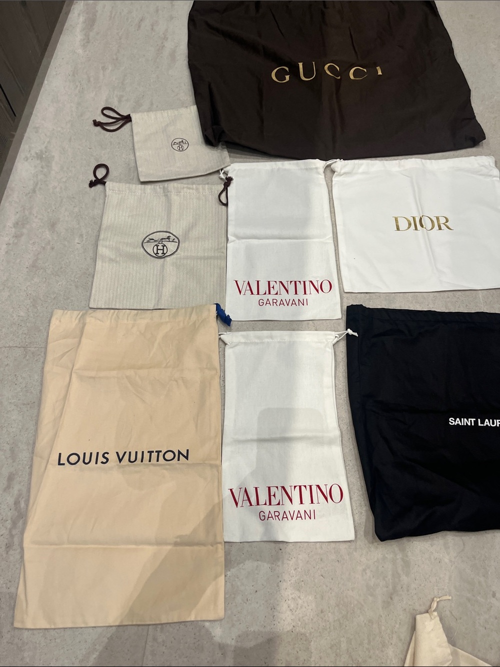 Designer Dust Bag Collection - Multi-Brand Set